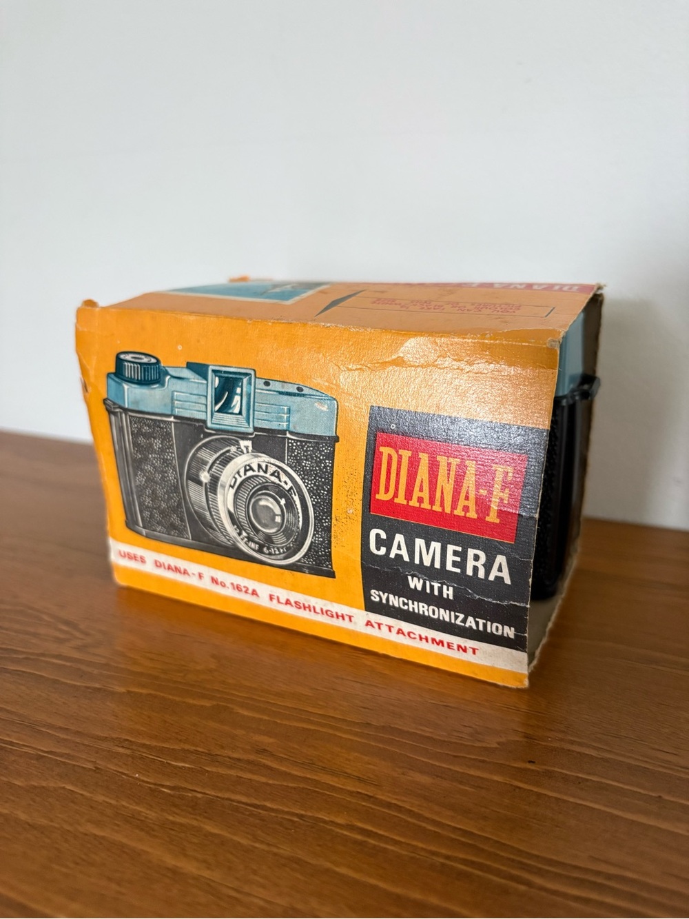 Vintage DIANA F Camera with Synchronization Flash in Original Box